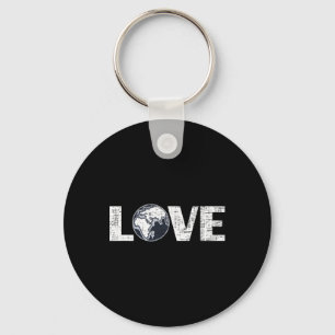 Love Mother Earth Planet Environmentalist Earth Da Key Ring