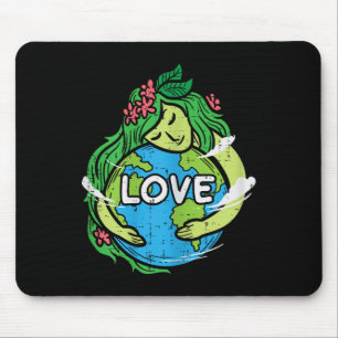 Love Mother Earth Planet Hug Nature Environment Ea Mouse Mat