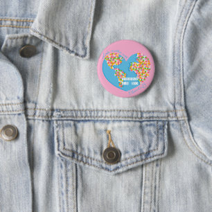 Love Mother Earth There Is No Planet B 6 Cm Round Badge