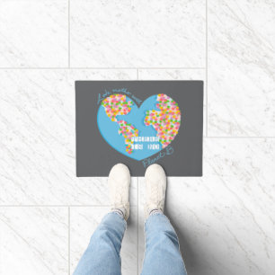 Love Mother Earth There Is No Planet B Doormat
