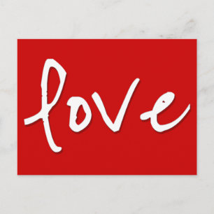 Love motivational postcard