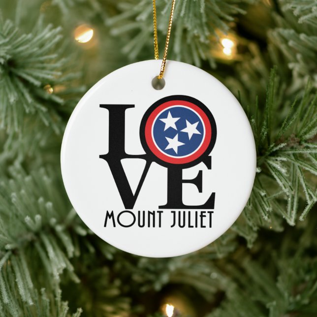 LOVE Mount Juliet Ceramic Tree Decoration (Tree)