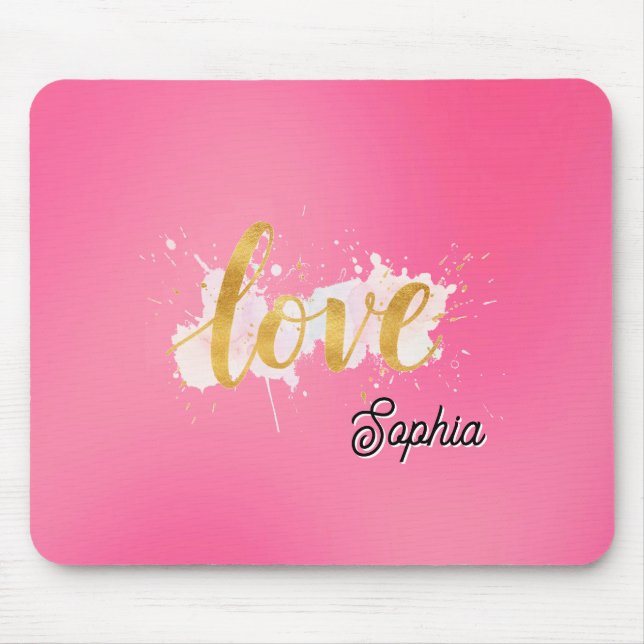 Love Mouse Mat (Front)