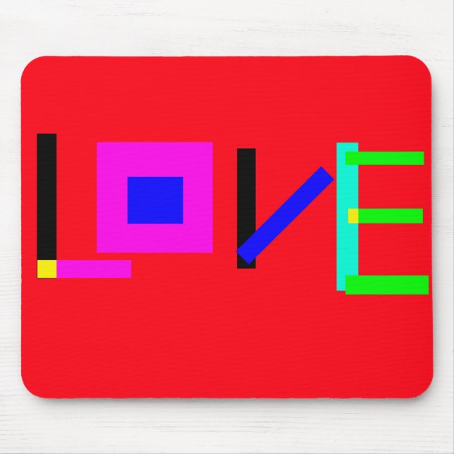 Love Mouse Mat (Front)