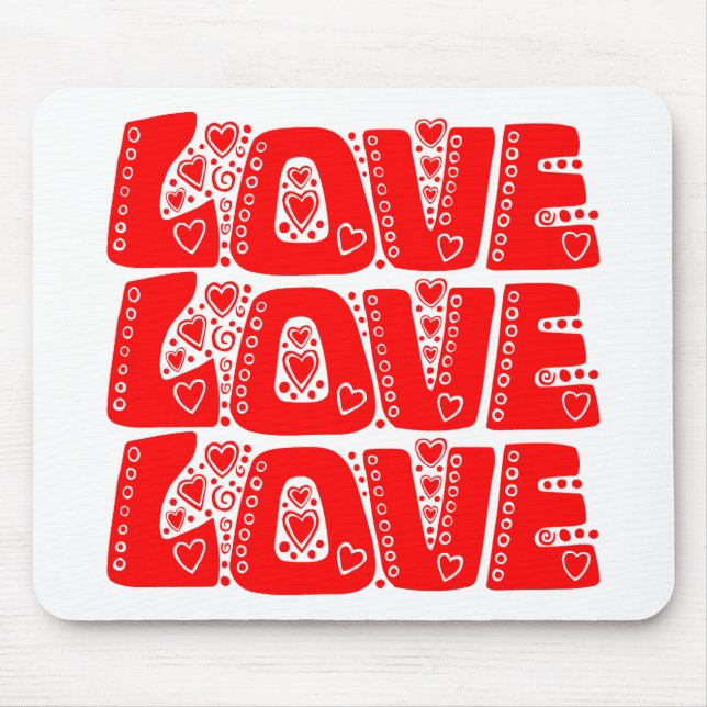 Love Mouse Mat (Front)