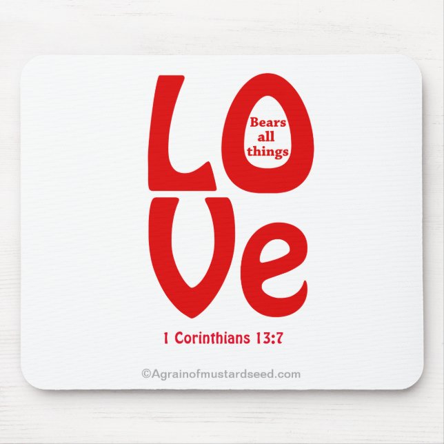 Love Mouse Mat (Front)