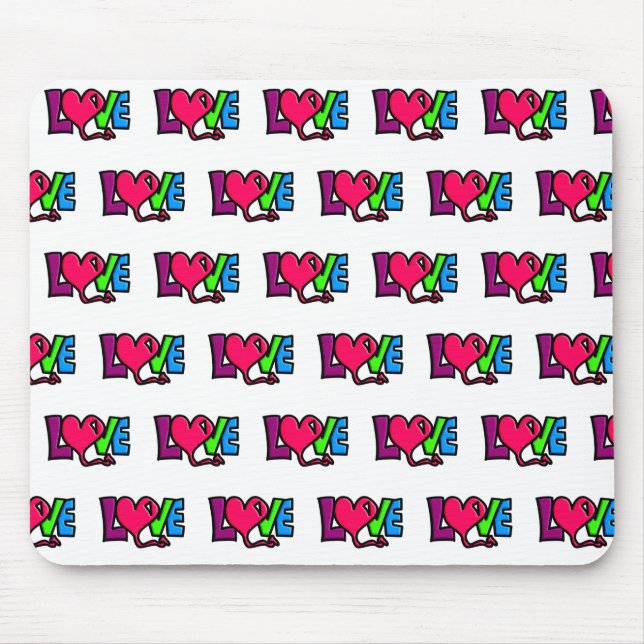 Love  mouse mat (Front)