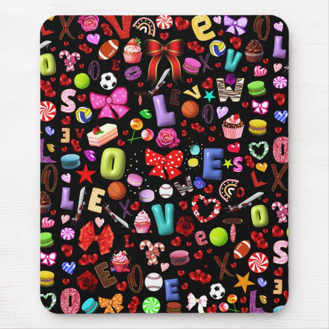 Love Mouse Mat (Front)