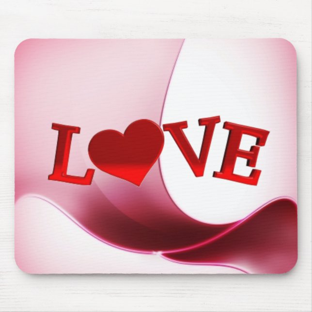 Love Mouse Pad (Front)