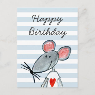 Love Mouse Postcard