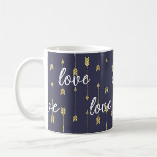 Love mug purple arrows