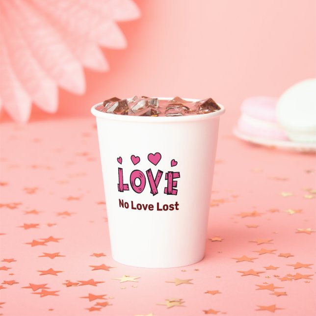 LOVE Mugs Paper Cups (Insitu)