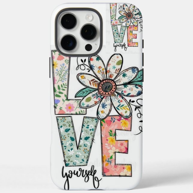 LOVE MULTY FLOWERS iPhone / iPad case (Back)