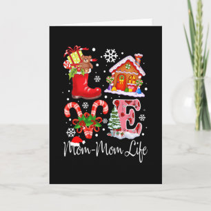 Love Mum-mum Life Christmas - Grandma Gift Card