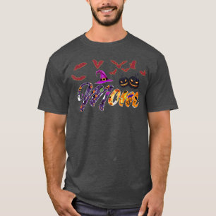 Love Mum Pumpkin Witch Halloween T-Shirt