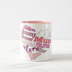 Love Mum Two-Tone Coffee Mug