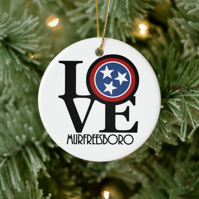 LOVE Murfreesboro  Ceramic Tree Decoration (Tree)
