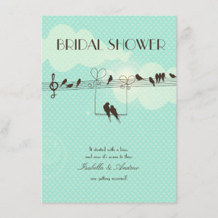 Love Music bridal shower Invitation