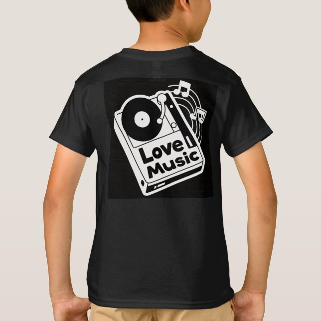 Love Music: Spin the Soul T-Shirt (Back)