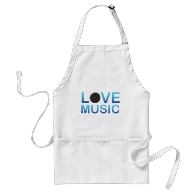 LOVE MUSIC STANDARD APRON (Front)