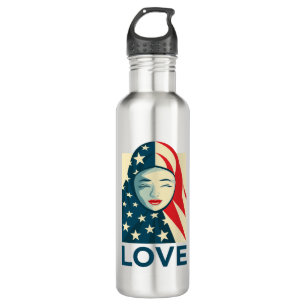 Love   Muslim Refugee 710 Ml Water Bottle