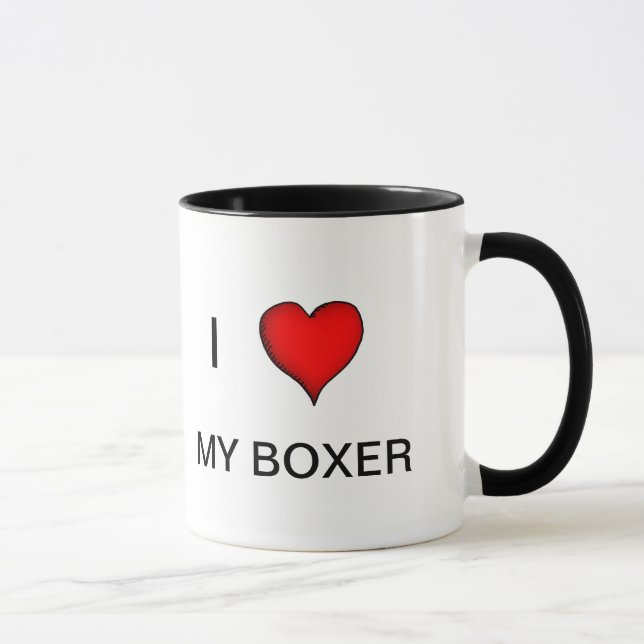 Love my Boxer Mug (Right)