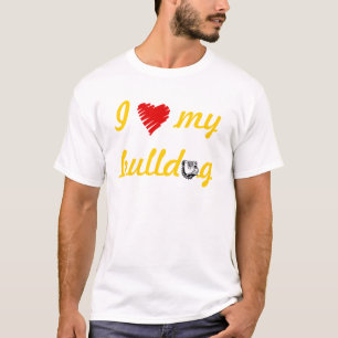 Love My Bulldog Nightie T-Shirt