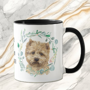 Love My Cairn Terrier Wreath Coffee Mug