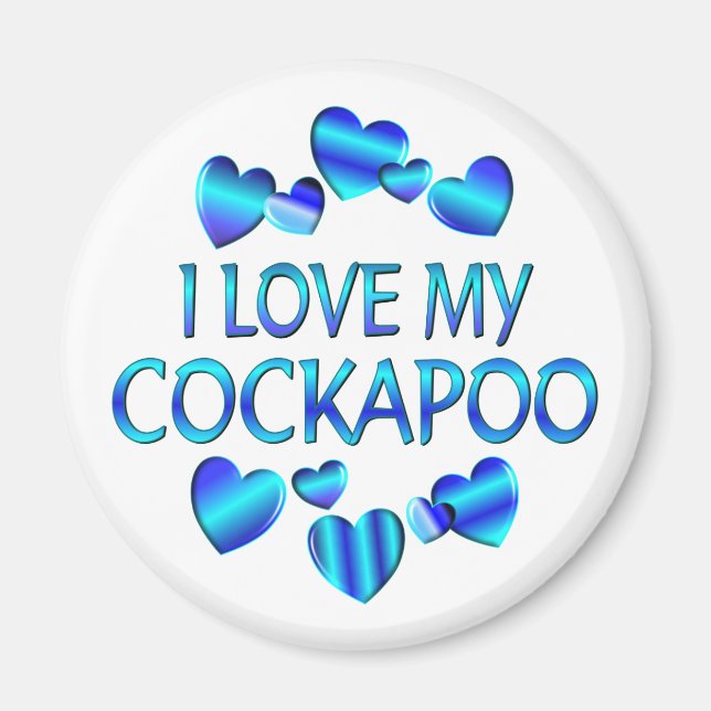 Love My Cockapoo Magnet (Front)