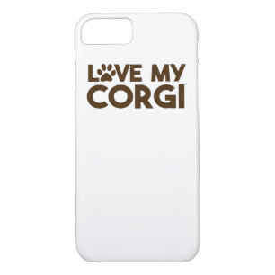 LOVE MY CORGI PAW iPhone 8/7 CASE