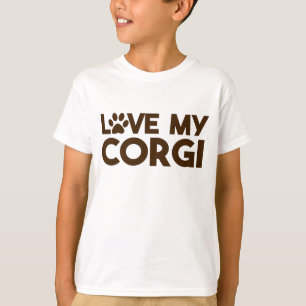LOVE MY CORGI PAW T-Shirt