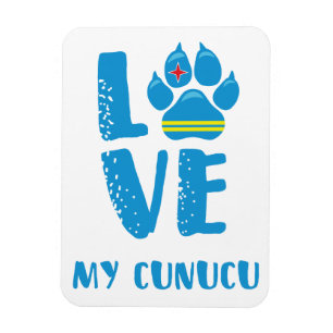 LOVE MY CUNUCU (Blue letters) - Magnet