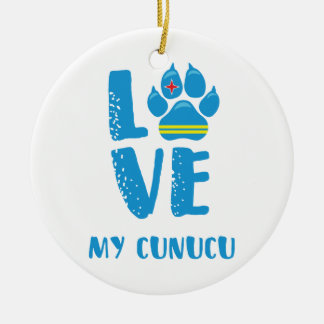 LOVE MY CUNUCU (Blue letters) - Ornament