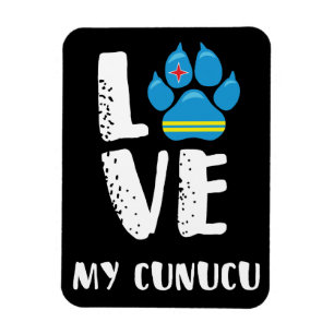 LOVE MY CUNUCU (White letters) - Magnet