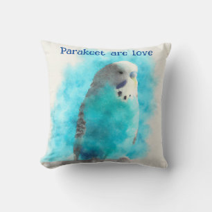 Love my cute Parakeet   Cushion