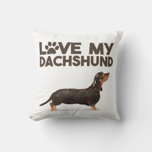 LOVE MY DACHSHUND CUSHION