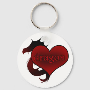 Love My Dragon Keychain