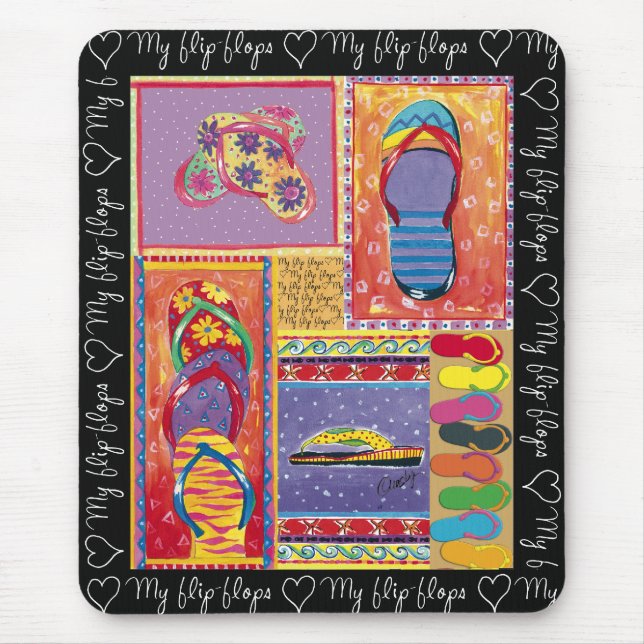 Love-My-Flip-Flops mousepad (Front)