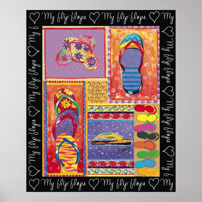 Love-My-Flip-Flops-poster Poster (Front)