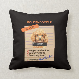 Love My Goldendoodle Despite Bad Habits Cushion