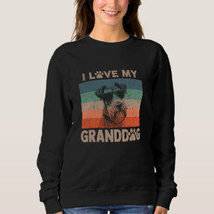 Love My Granddog Airedale Grandma Grandpa Dog Owne Sweatshirt
