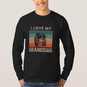 Love My Granddog Cavalier Grandma Grandpa Dog Owne T-Shirt