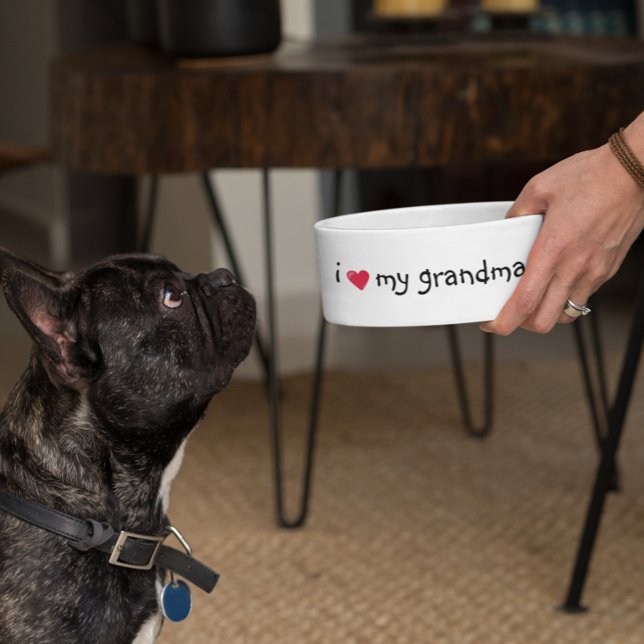 Love my Grandma Food Funny Humour Dog Pet (Creator Uploaded)