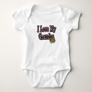 Love My Grandpa Baby Bodysuit