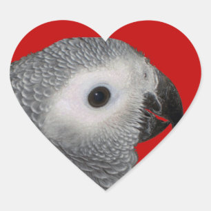 Love My Grey Heart Sticker
