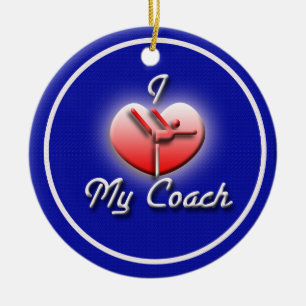 Love My Gymnastics Coach Ornament
