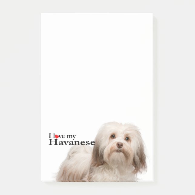 Love My Havanese Post-It Notes (Front)