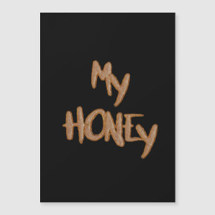 Love - My Honey In Cookie Letters