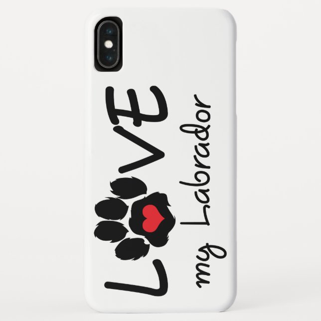 Love My Labrador Case-Mate iPhone Case (Back)