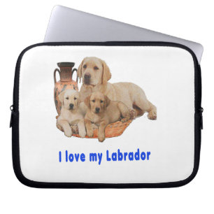 Love my Labrador Laptop Sleeve